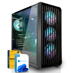 Basic Gaming PC | AMD Ryzen 5 5500 - 6x3.6GHz | 16GB DDR4...
