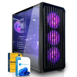 Einsteiger Gaming PC | AMD Ryzen 5 5500 - 6x3.6GHz | 16GB DDR4 3600MHz | AMD RX 6600 8GB | 1TB M.2 SSD (NVMe) MSI Spatium