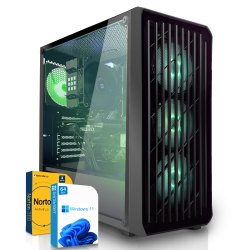 Basic Gaming PC | AMD Ryzen 5 4500 - 6x3.6GHz | 16GB...