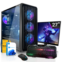 Komplett Set PC | AMD Ryzen 5 4500 - 6x3.6GHz | 16GB DDR4 3200MHz Corsair LPX | Nvidia GTX 1650 4GB | M.2 SSD 1TB (NVMe) Kingston
