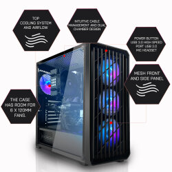 PC Gamer | Intel Core i5-13600KF | 32Go DDR5 TeamGroup T-Force | Nvidia GeForce RTX 4070 12Go | 1To M.2 SSD (NVMe) MSI Spatium