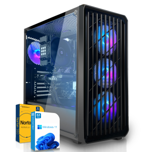 Gaming PC | AMD Ryzen 9 5900X - 12 x 3,7 GHz | 16GB DDR4 3600MHz | AMD Radeon RX 7600 8GB GDDR6 | M.2 SSD 1TB (NVMe) Kingston