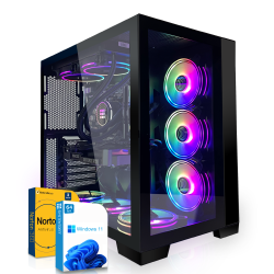 Cyberpunk PC | Intel Core i7-13700KF - 8+8 Kerne | 32GB DDR5 TeamGroup T-Force | Nvidia GeForce RTX 4080 16GB | 2TB M.2 SSD (NVMe) WD Blue SN580