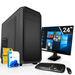 Komplett Set PC | Intel Core i3-14100F - 4 Kerne | 16GB 3200MHz Ram | GeForce GT 710 2GB | 1TB M.2 SSD (NVMe) MSI Spatium